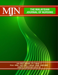 Image of The Malaysian Journal of Nursing, July 2021 Vol. 13 Issue 1